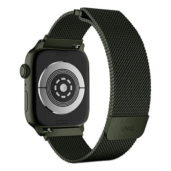 UNIQ pasek Dante Apple Watch Series 4/5/6/7/SE 42/44/45mm. Stainless Steel zielony/green