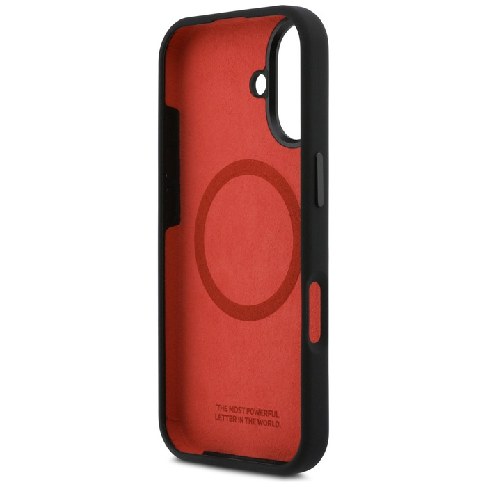 Etui BMW M Silicon Tricolor Line MagSafe do iPhone 17 czarny