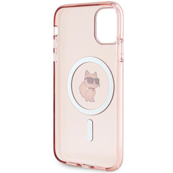 Karl Lagerfeld KLHMN61HFCCNOP iPhone 11 / Xr 6.1" różowy/pink hardcase IML Choupette MagSafe