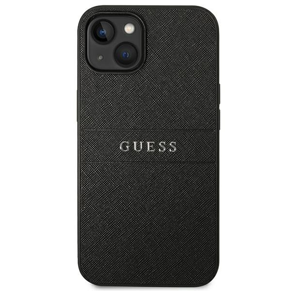 Etui GUESS Apple iPhone 14 Plus Saffiano Strap Czarny Case