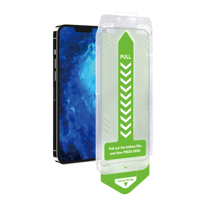 Szkło hartowane 9H z ramką montażową do iPhone 14 Pro Max Wozinsky Premium Glass - czarne