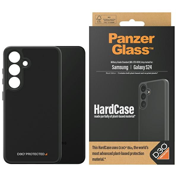 PanzerGlass HardCase Samsung S24 S921 D3O 3xMilitary grade czarny/black 1216