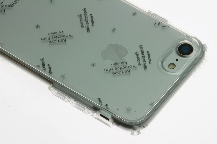 Etui Spigen iPhone SE 2022 2020 7 8 Ultra Hybrid Przezroczyste Clear Przezroczysty + Szkło Spigen Glas.Tr Slim