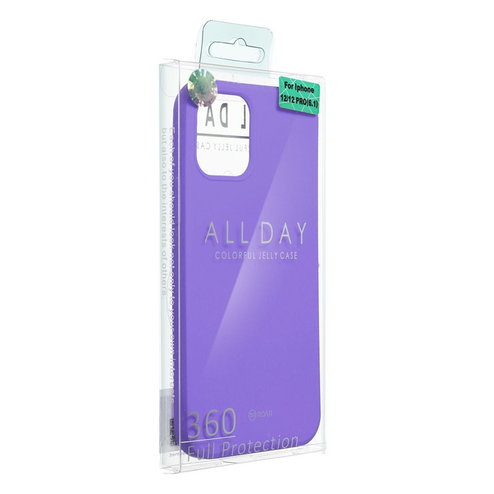 ROAR futerał ALL DAY COLORFUL JELLY do SAMSUNG S25 Edge Fioletowy