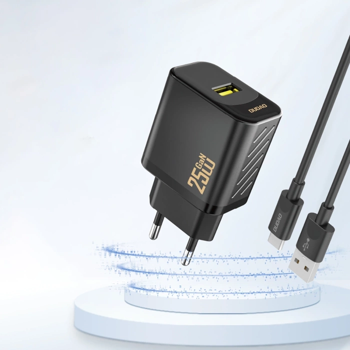 Ładowarka Dudao A27S 25W GaN USB-A - biała