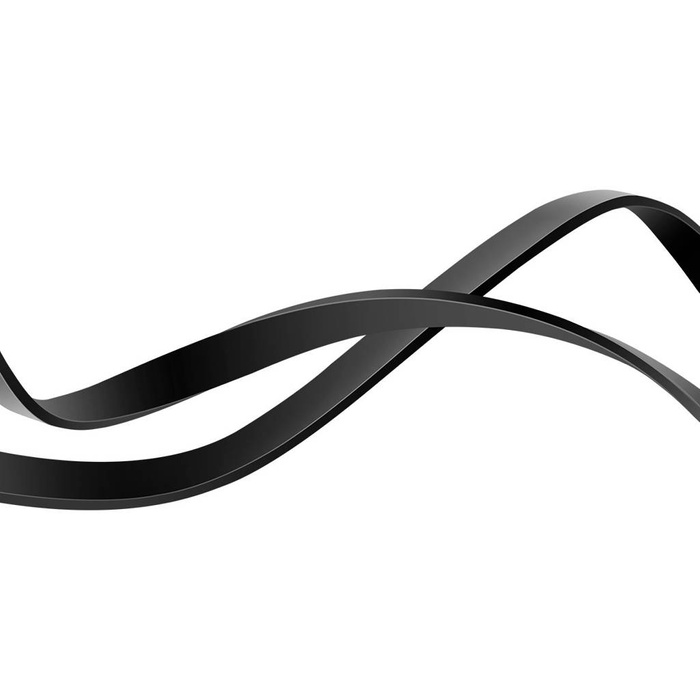 Baseus Bright Mirror 2 zwijany kabel przewód 3w1 USB Typ A - micro USB + Lightning + USB Typ C 66W 1.1m czarny (CAMJ010101)