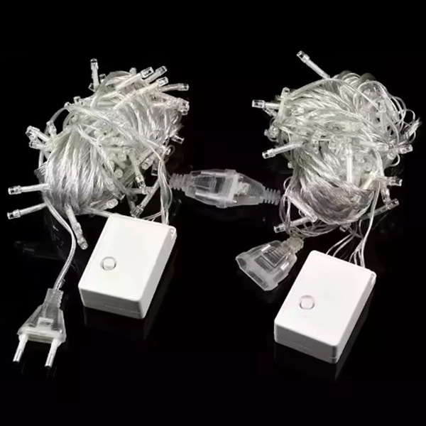 Lampki choinkowe LED - 10m/100 lampek    ciepłe białe/warm white EHD-LS03