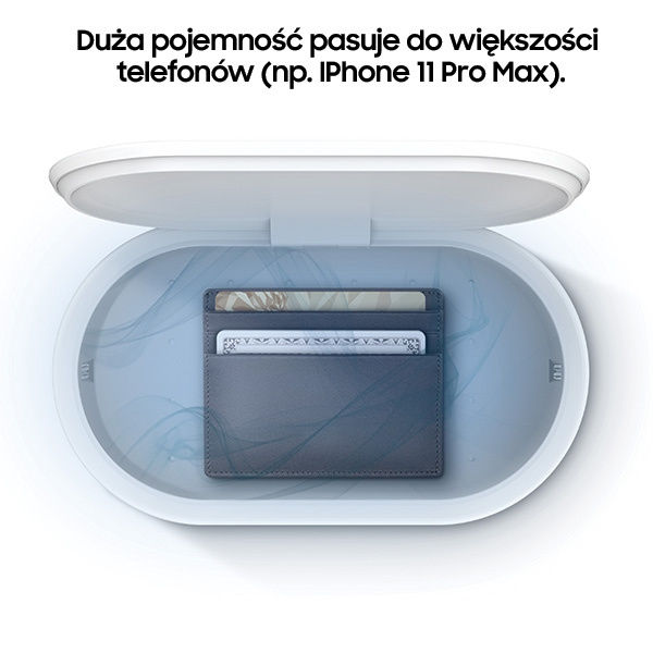 Sterylizator UNIQ LYFRO Air Capsule UV-C Ładowarka Indukcyjna 10W Biały