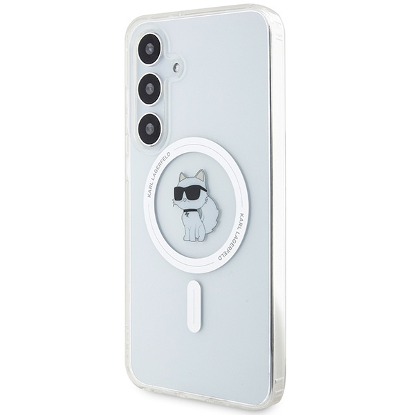 Etui Karl Lagerfeld KLHMS24MHFCCNOT S24+ S926 przeźroczysty/transparent hardcase IML Choupette MagSafe Case