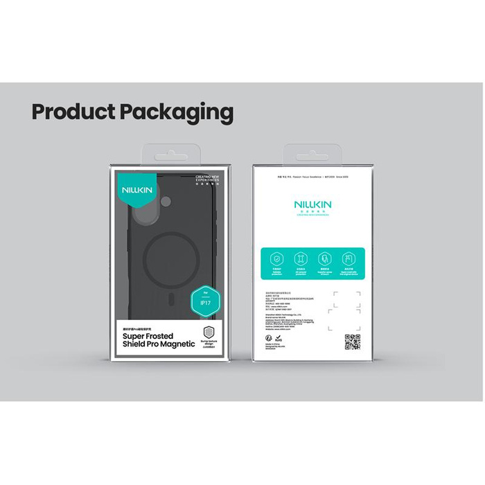 NILLKIN SUPER SHIELD PRO MAGNETIC IPHONE 17 PRZEŹROCZYSTY CZARNY