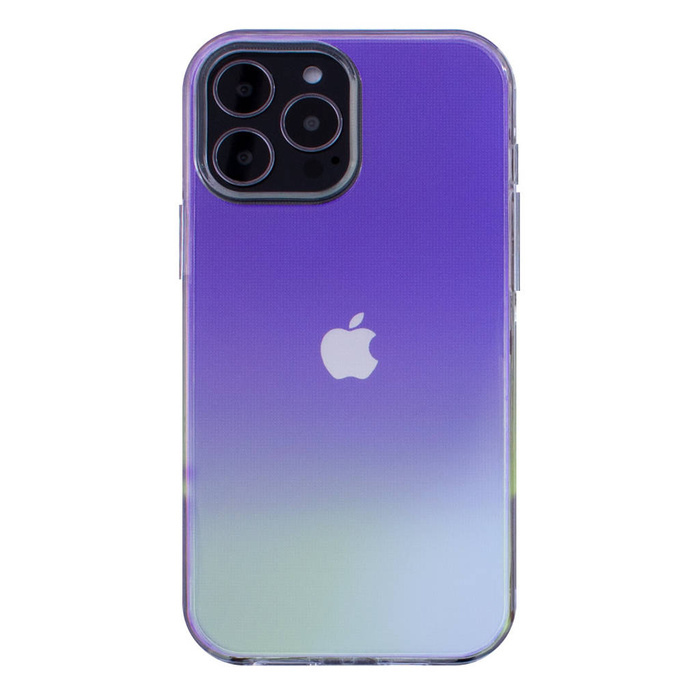 Etui Aurora Case do iPhone 13 żelowy opalizujący pokrowiec fioletowy