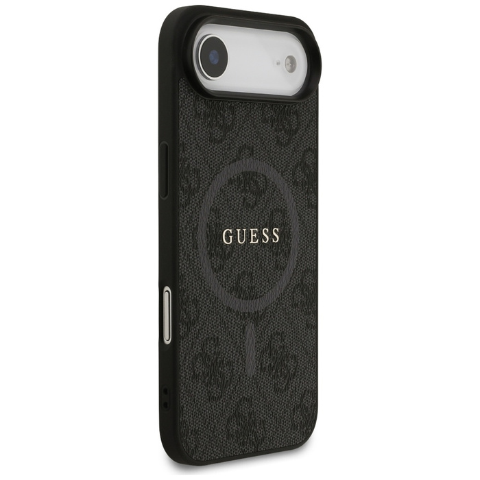 Etui Guess 4G Ring Classic Logo MagSafe  do iPhone 17 Air czarny