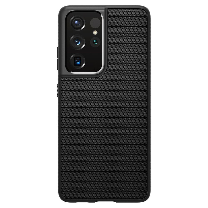 Etui SPIGEN Galaxy S21 Ultra Liquid Air Matte Black Czarne Case
