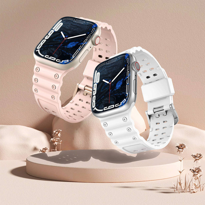 Pasek Strap Triple Protection pasek Apple Watch SE, 8, 7, 6, 5, 4, 3, 2, 1 (41, 40, 38 mm) opaska bransoleta czarny