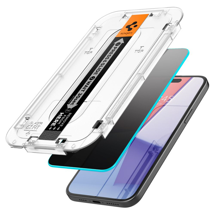 Szkło Hartowane Spigen Glas.tr ”ez Fit” iPhone 15 Pro Max Privacy