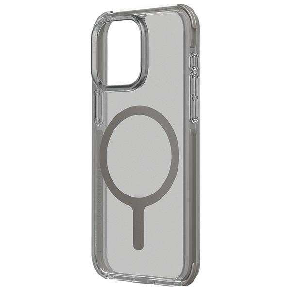 Etui UNIQ etui Combat iPhone 15 Pro 6.1" Magclick Charging szary/frost grey Case
