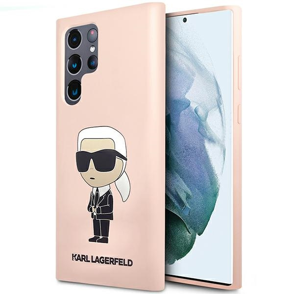 Etui Karl Lagerfeld Silicone NFT Ikonik - Etui Samsung Galaxy S23 Ultra (różowy) Case