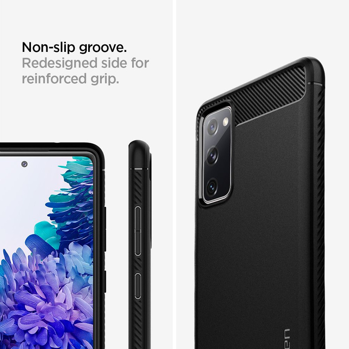 Etui SPIGEN Samsung Galaxy S20 Fe Rugged Armor Matte Black Czarne Case