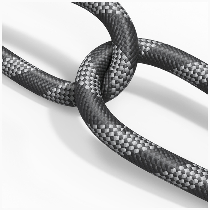 Smycz do telefonu z kablem do ładowania  Usams SJ745 60W USB-C do USB-C 1.2m zielony