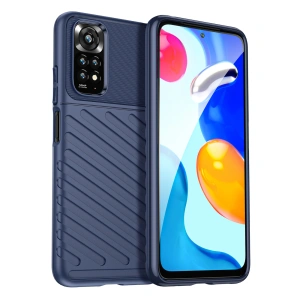 Thunder Case elastyczne pancerne etui pokrowiec Xiaomi Redmi Note 11 Pro 5G / 11 Pro niebieski