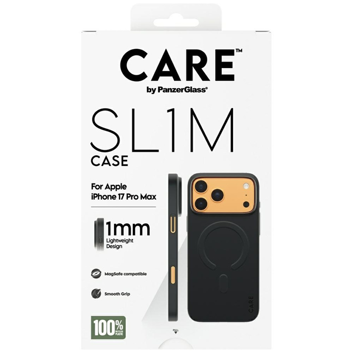 Etui CARE by PanzerGlass SL1M MagSafe do iPhone 17 Pro Max czarny