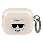 Etui KARL LAGERFELD Apple AirPods 3 Glitter Choupette Złoty Case