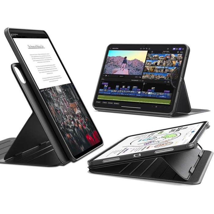 ESR FLIP HYBRID IPAD PRO 13” 7 / 8 / 2024-2025 BLACK