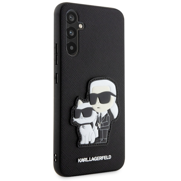 Karl Lagerfeld KLHCA54SANKCPK A54 5G A546 hardcase czarny/black Saffiano Karl & Choupette