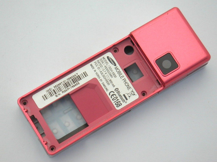 SAMSUNG X830 Obudowa Komplet Różowa Grade B