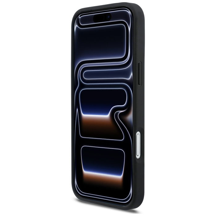 Etui Karl Lagerfeld Rhinestones          Karl&Choupette Pin do iPhone 17 Pro Max czarny