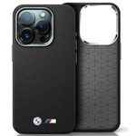 Etui BMW iPhone 16 Pro Max 6.9" czarny/black hardcase M Edition Kevlar wrapped metal