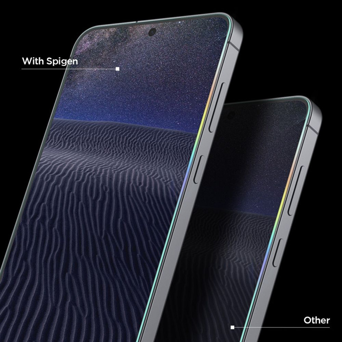 SZKŁO HARTOWANE SPIGEN SAMSUNG GALAXY S25 FE GLAS.TR ”EZ FIT PRO” 2-PACK CLEAR