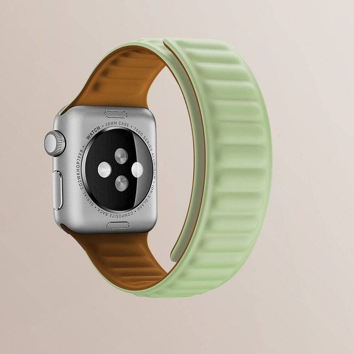 Pasek Magnetic Strap 1 Apple Watch 7 45 Brown