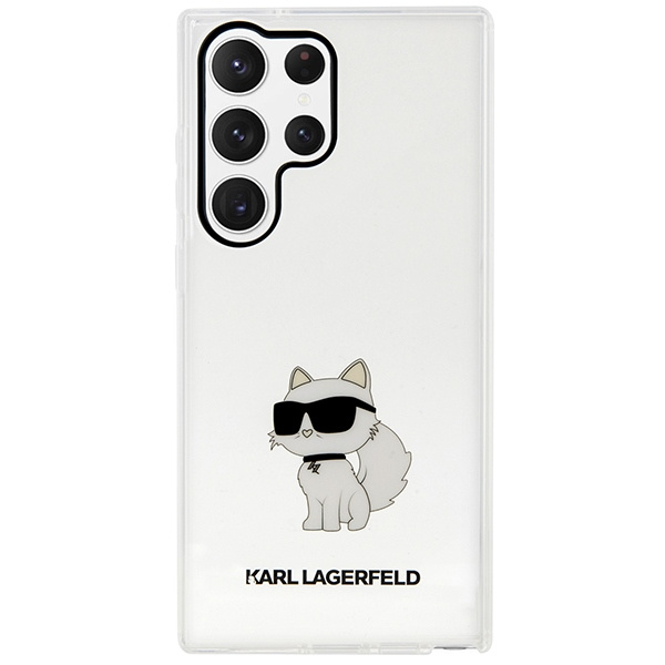 Etui Karl Lagerfeld Klhcs23lhnchtct S23 Ultra S918 Transparent Hardcase Ikonik Choupette Case