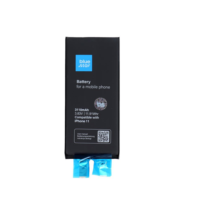 Bateria bez BMS do iPhone 11 3110 mAh Blue Star HQ 
