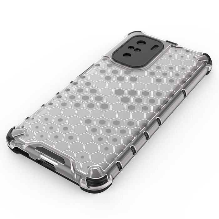 Honeycomb etui pancerny pokrowiec z żelową ramką Xiaomi Redmi K40 Pro+ / K40 Pro / K40 / Poco F3 zielony