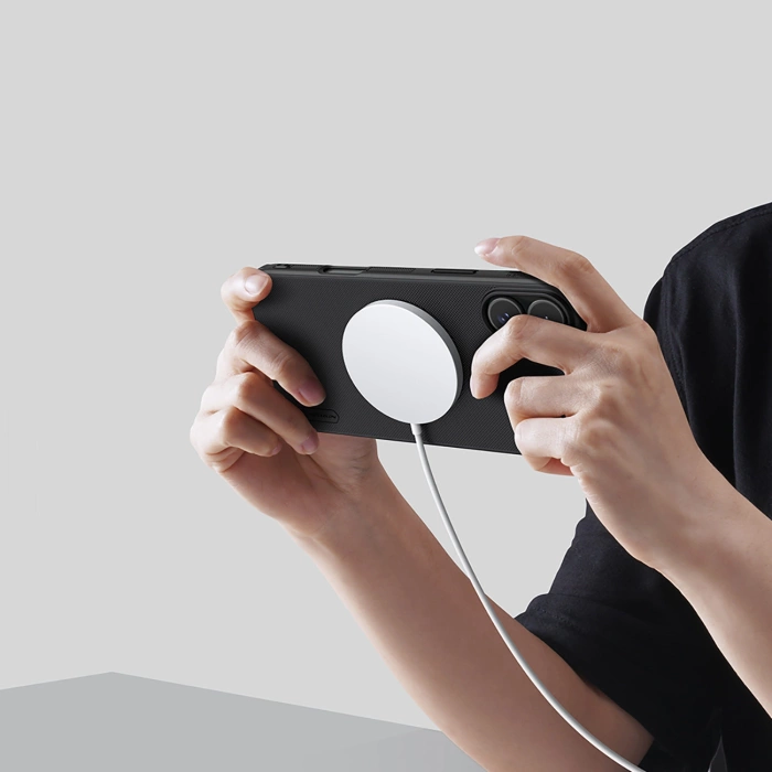 NILLKIN super frosted shield PRO MAGNETIC IPHONE 16 (6,1) BLACK / CZARNY