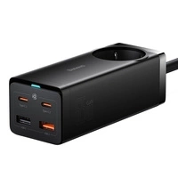 Ładowarka sieciowa / listwa zasilająca Baseus GaN3 Pro 2x USB + 2xUSB-C + AC, 65W Ładowarka sieciowa / listwa zasilająca Baseus GaN3 Pro 2x USB + 2xUSB-C + AC, 65W
