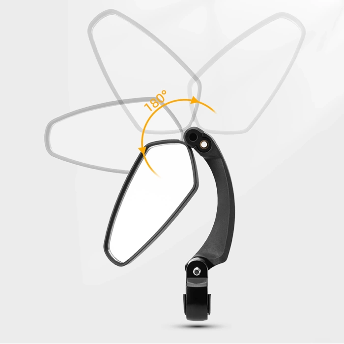 Lusterko rowerowe Rockbros 26210001004 wsteczne prawe - czarne