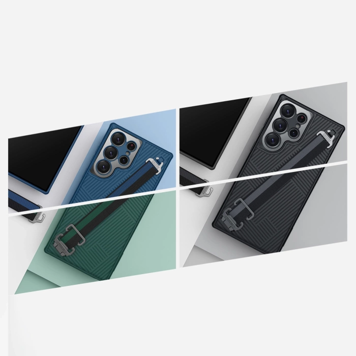 Etui Nillkin Strap do Samsung Galaxy S23 Ultra (zielone)