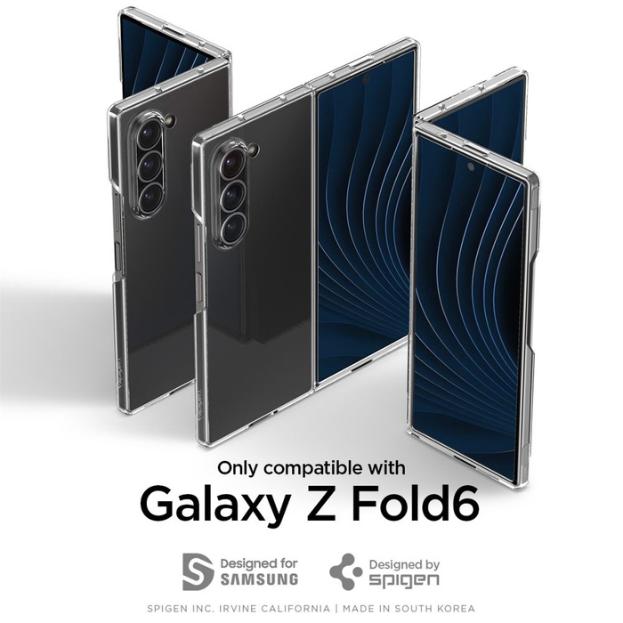 ETUI SPIGEN AIRSKIN SAMSUNG GALAXY Z FOLD 6 CRYSTAL CLEAR