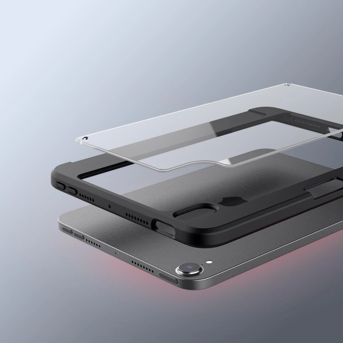 Nillkin Bevel Leather Case etui do iPad mini 2021 pokrowiec z klapką smart sleep case czarny