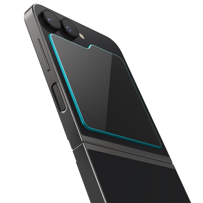 SZKŁO HARTOWANE SPIGEN GLAS.TR ”EZ FIT” 2-PACK GALAXY Z FLIP 6 / 7 FE CLEAR