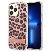 Etui GUESS Apple iPhone 13 Pro Max Leopard Różowy Hardcase