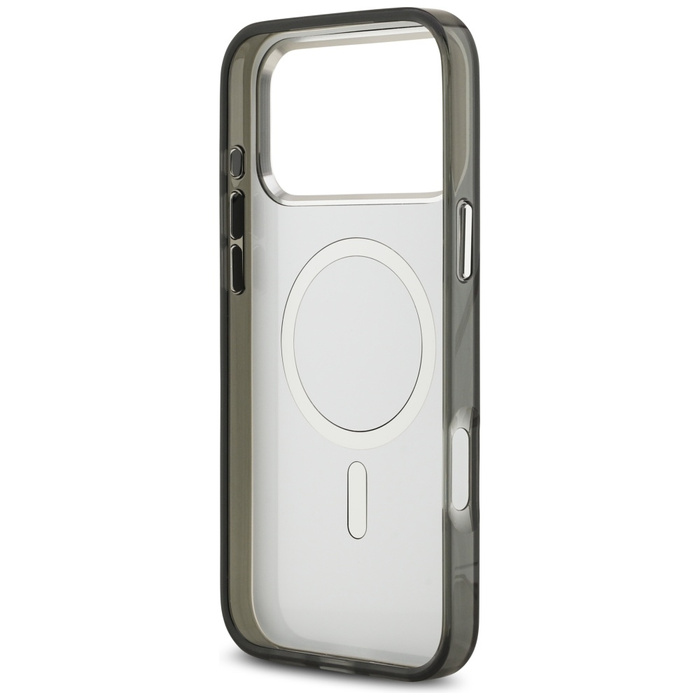 Etui Karl Lagerfeld IML Aquarelle Karl   & Choupette & Logo MagSafe do iPhone 17 Pro Max czarny