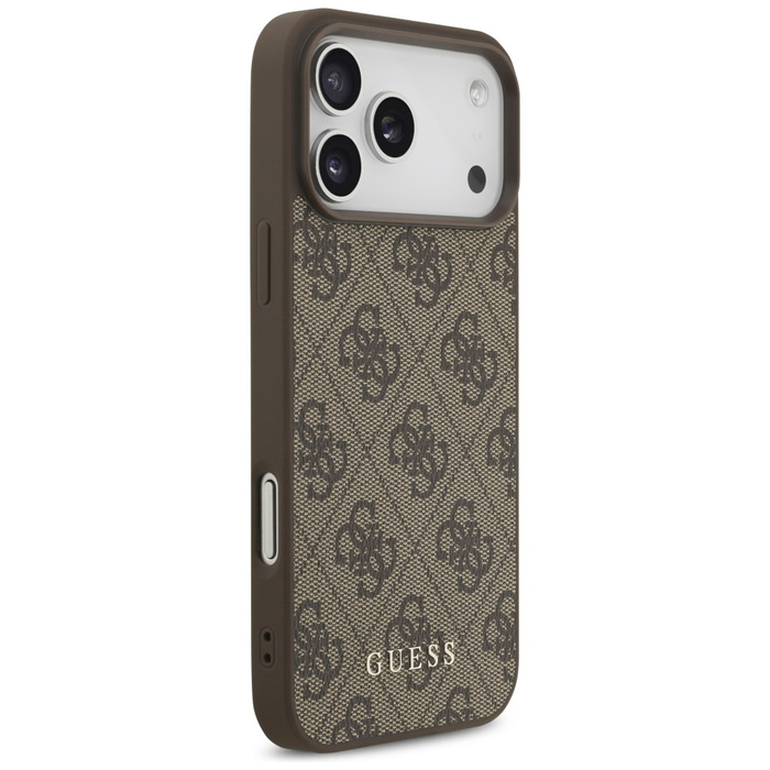 Etui Guess 4G Classic do iPhone 17 Pro   Max brązowy