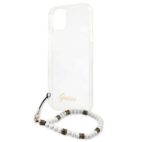 Etui GUESS Apple iPhone 13 White Pearl Bezbarwny Hardcase