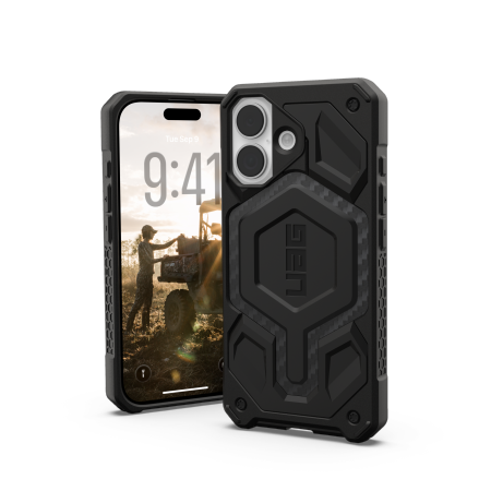UAG Monarch Pro - etui do iPhone 17 kompatybilne z MagSafe (carbon fiber)