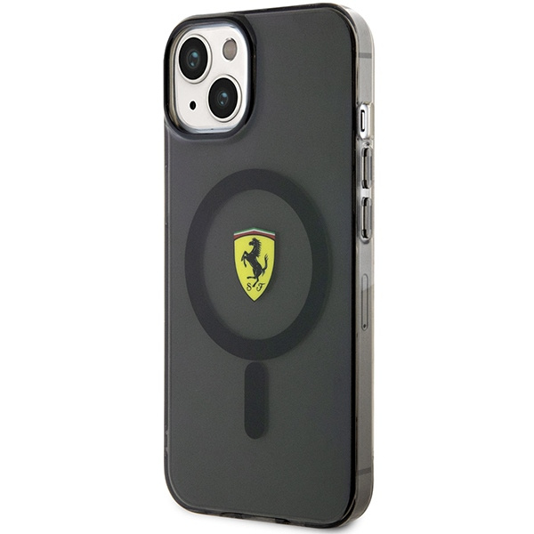 Etui Ferrari FEHMP14MURKK iPhone 14 Plus 6,7" czarny/black hardcase Translucent Magsafe Case