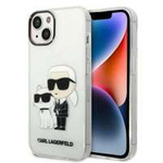 Etui KARL LAGERFELD Apple iPhone 14 Plus IML GLIT NFT Karl&Choupette Bezbarwny Hardcase